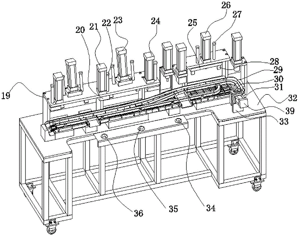 Assembling equipment and assembling process for automobile pedal assembly