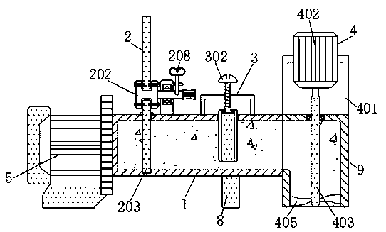 Papermaking wastewater aeration device