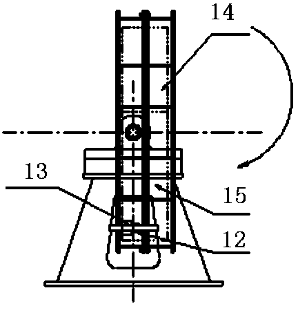 Processing method for rolling casting device