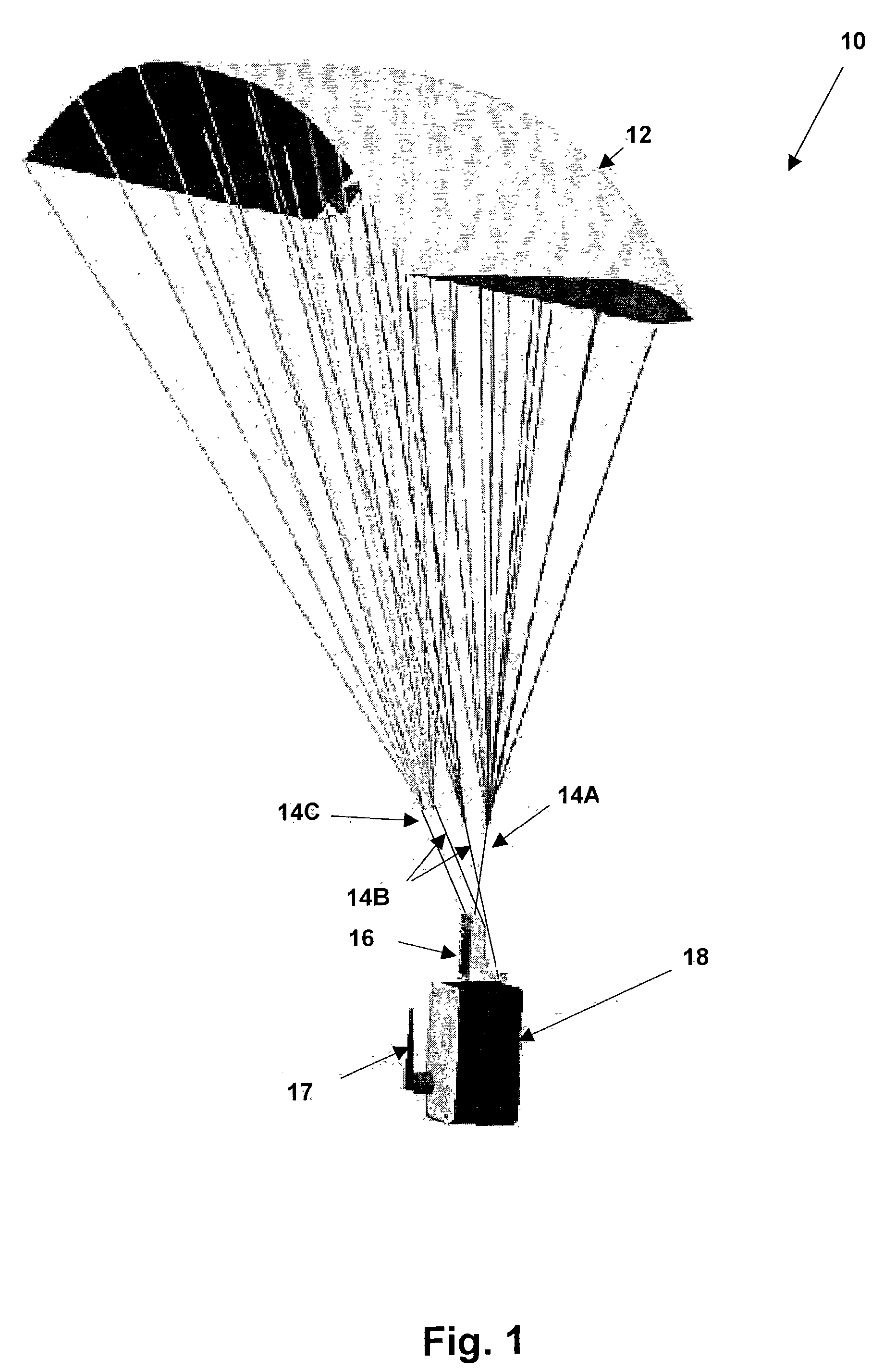 Guided parafoil system for delivering lightweight payloads