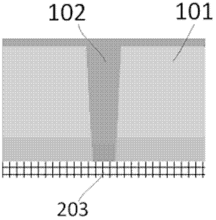 Production method of interconnection structure with materials containing polymer and metal through holes