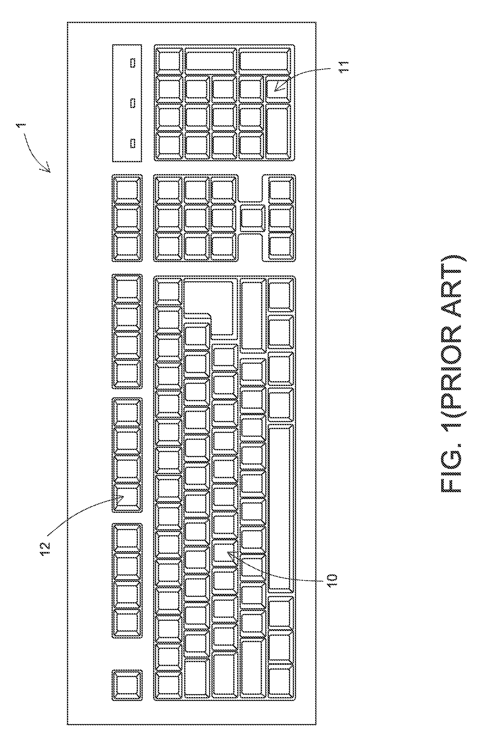 Keyboard device for use with tablet personal computer