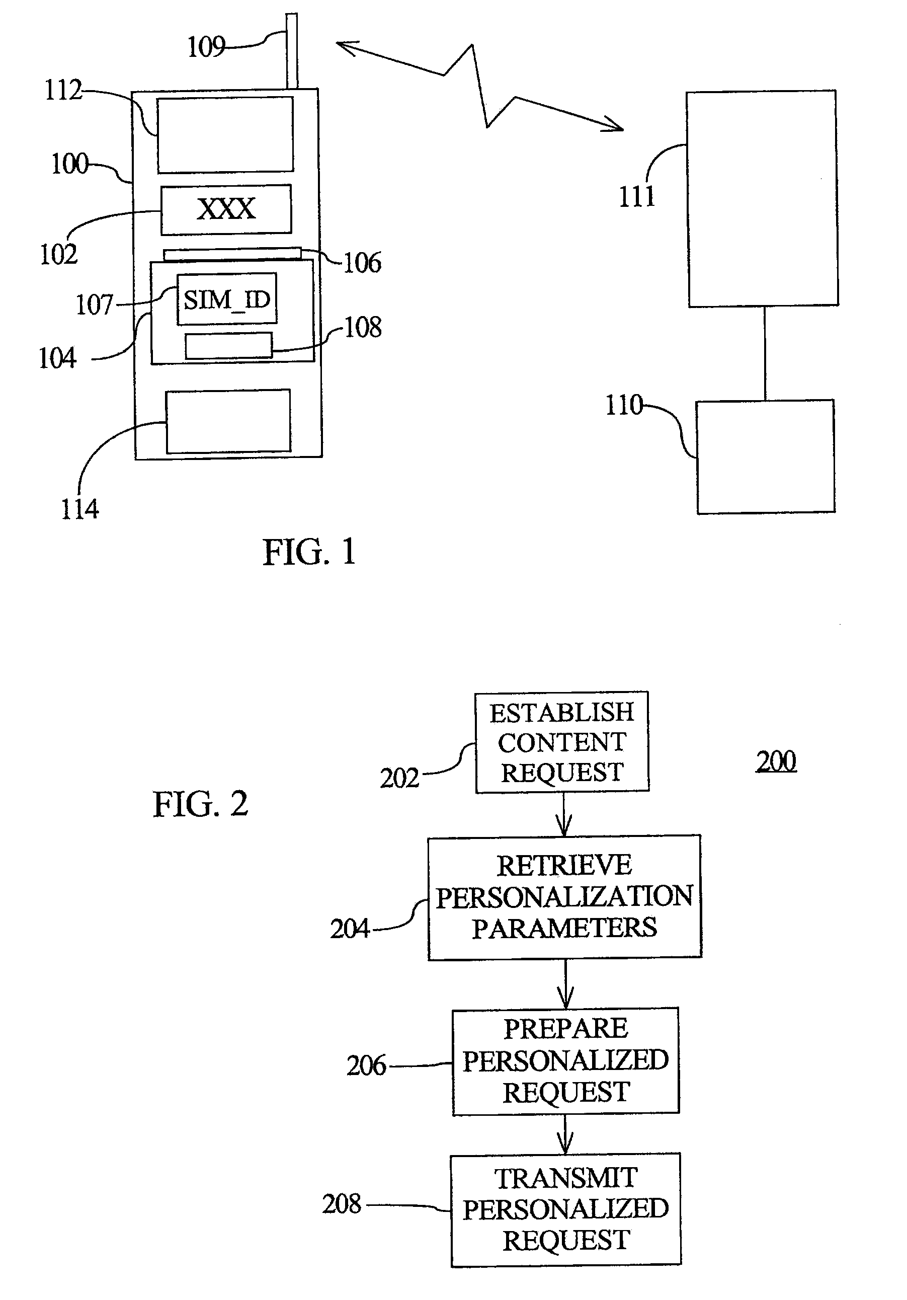 Methods and apparatus for anonymous user identification and content personalization in wireless communication