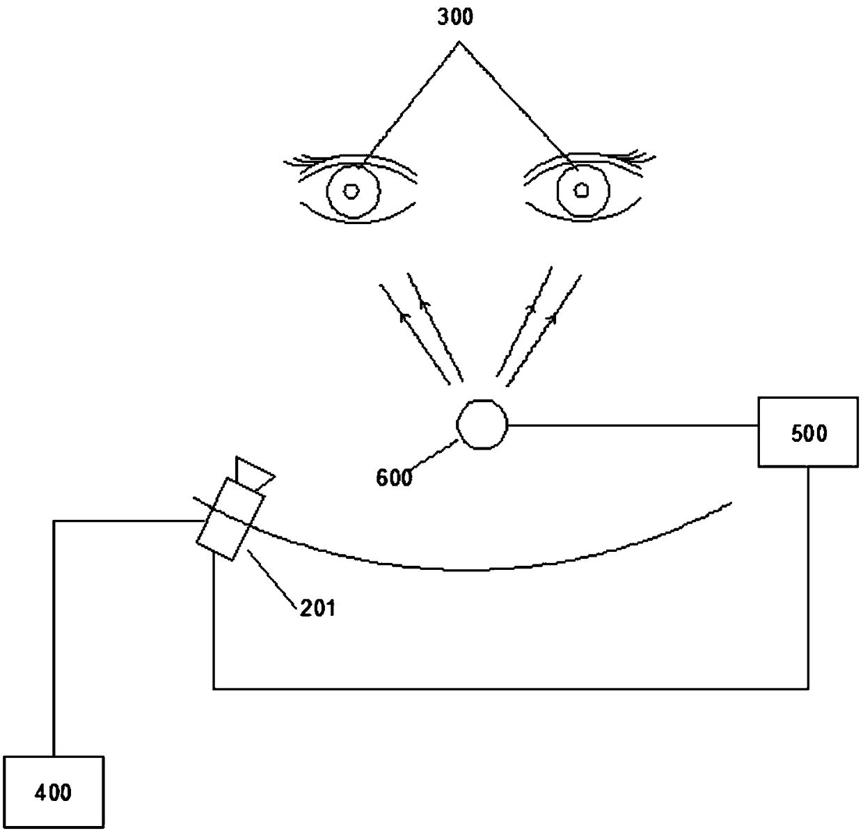 Iris information measurement system based on illumination control