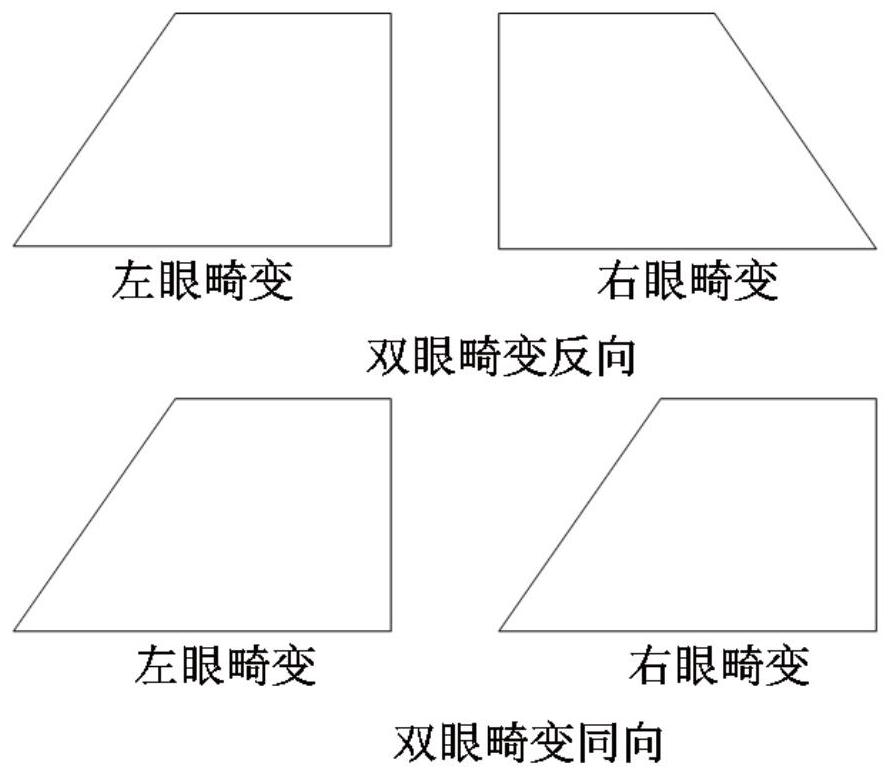 Distortion correction glasses, head-up display device, system, correction method