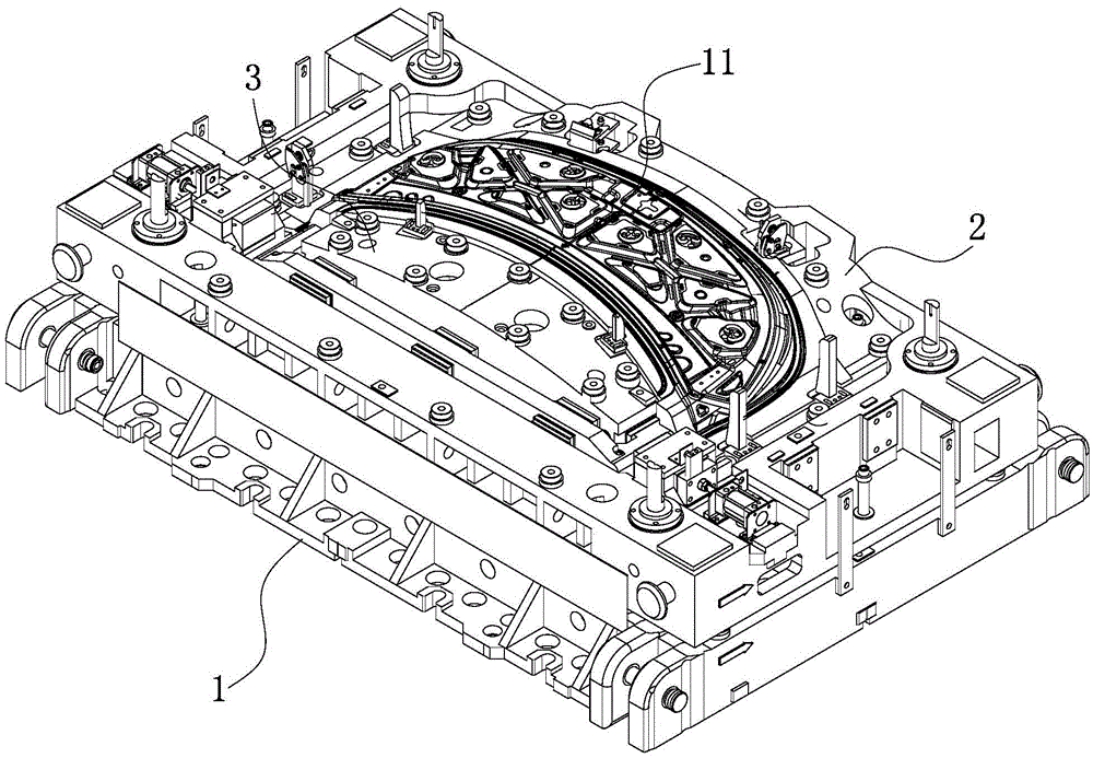 Die structure and drawing method