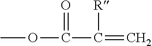 Polymerizable polydimethylsiloxane-polyoxyalkylene block copolymers