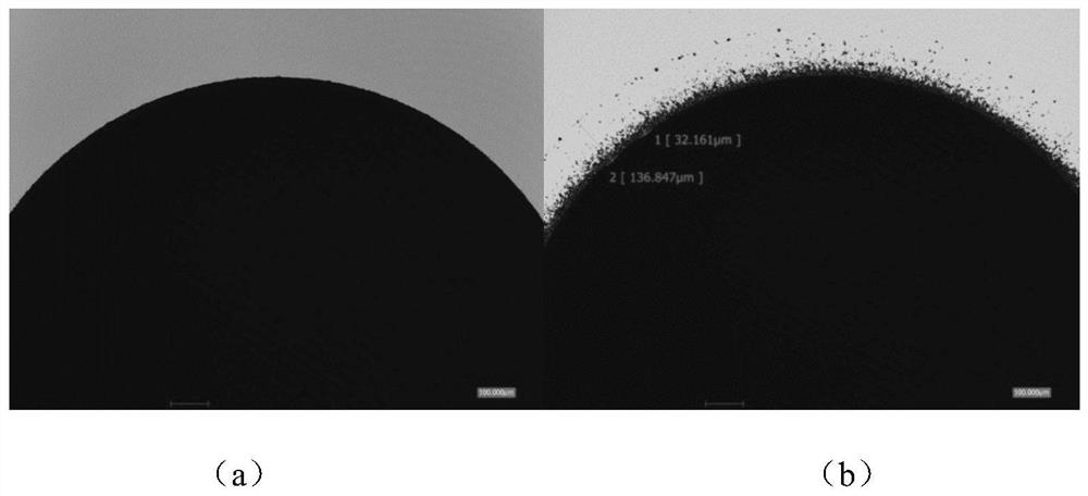 A process method of zero-taper through-hole for transparent brittle material