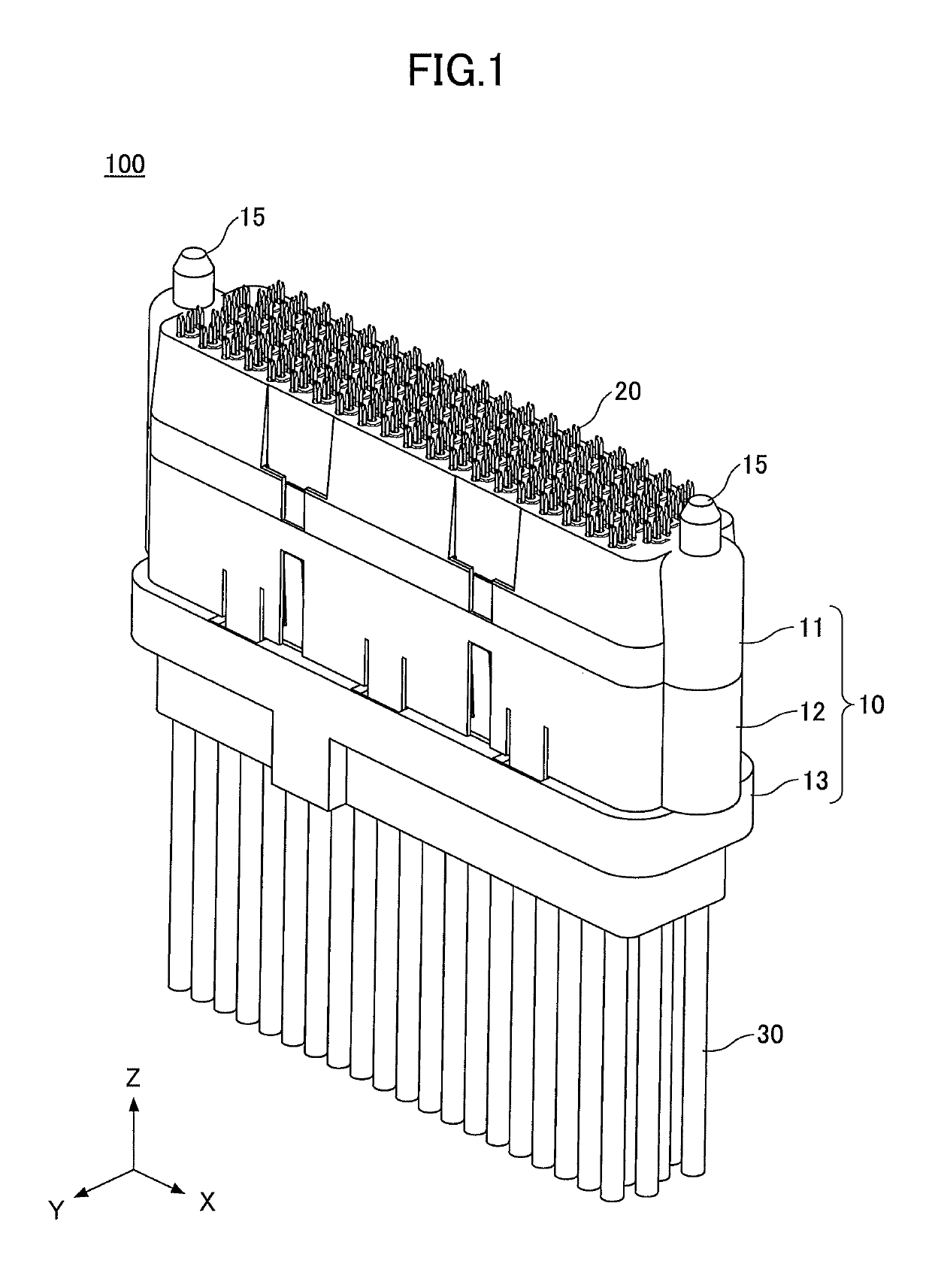 Electrical connector having a high speed signal transmission with a high-density structure