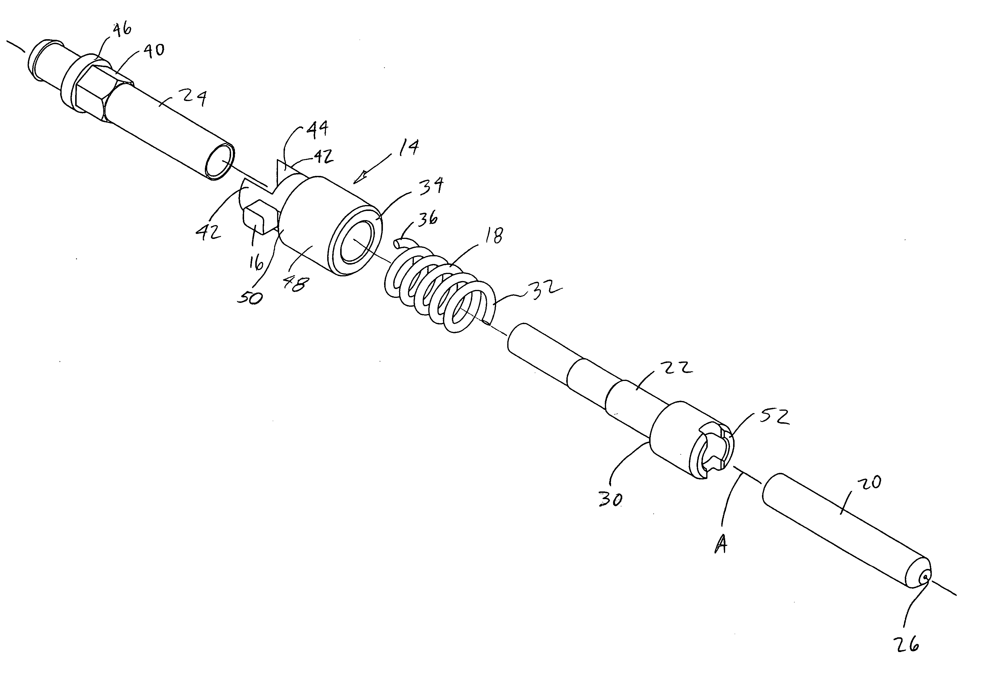 Optical fiber terminus assembly