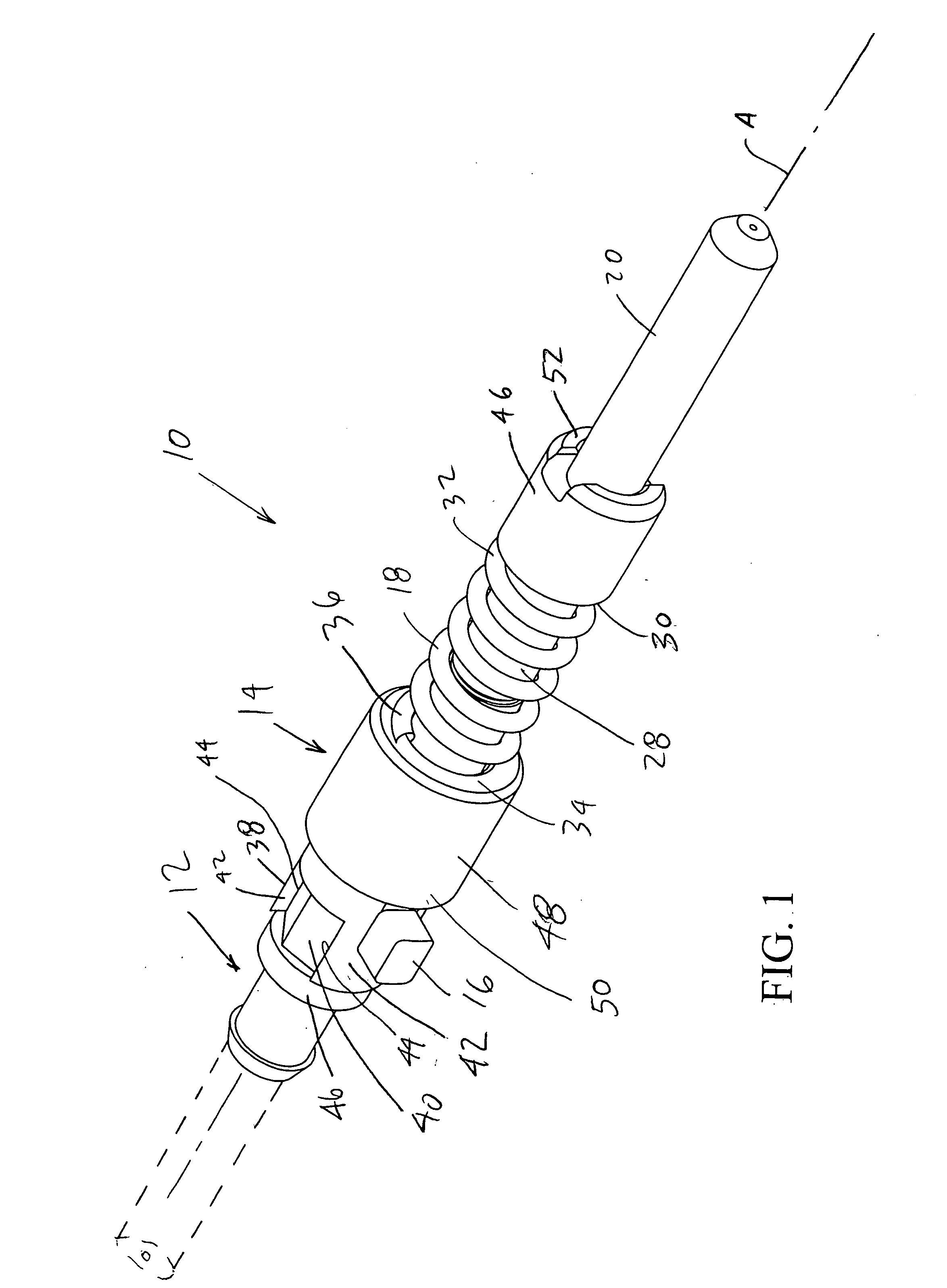 Optical fiber terminus assembly