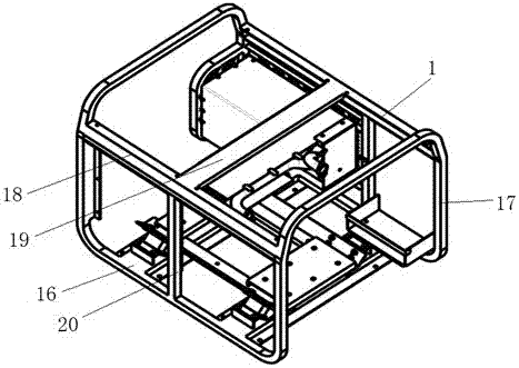 A heat dissipation and heat insulation structure of a side-mounted muffler for a generator