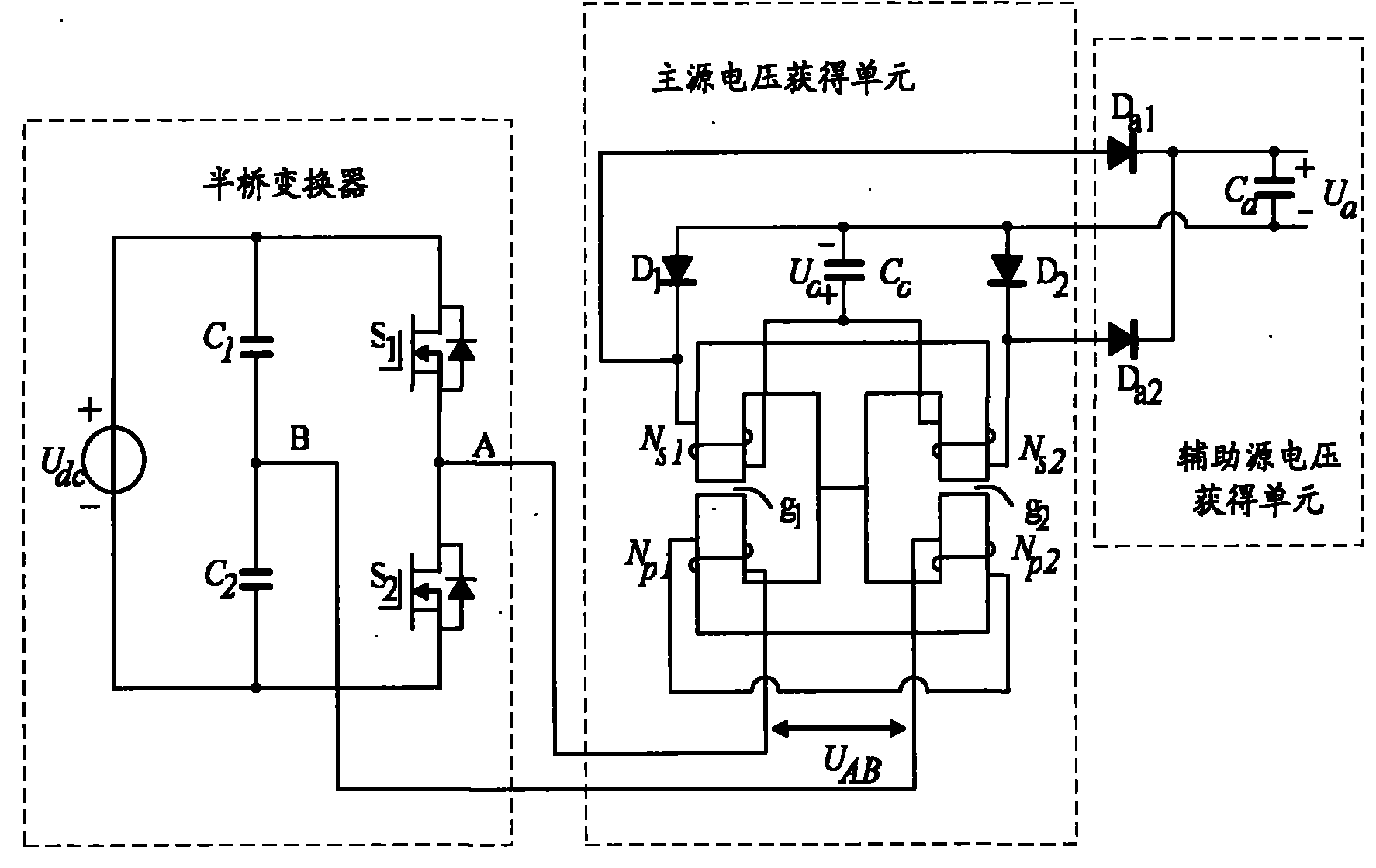 Magnetic integration transfer circuit system
