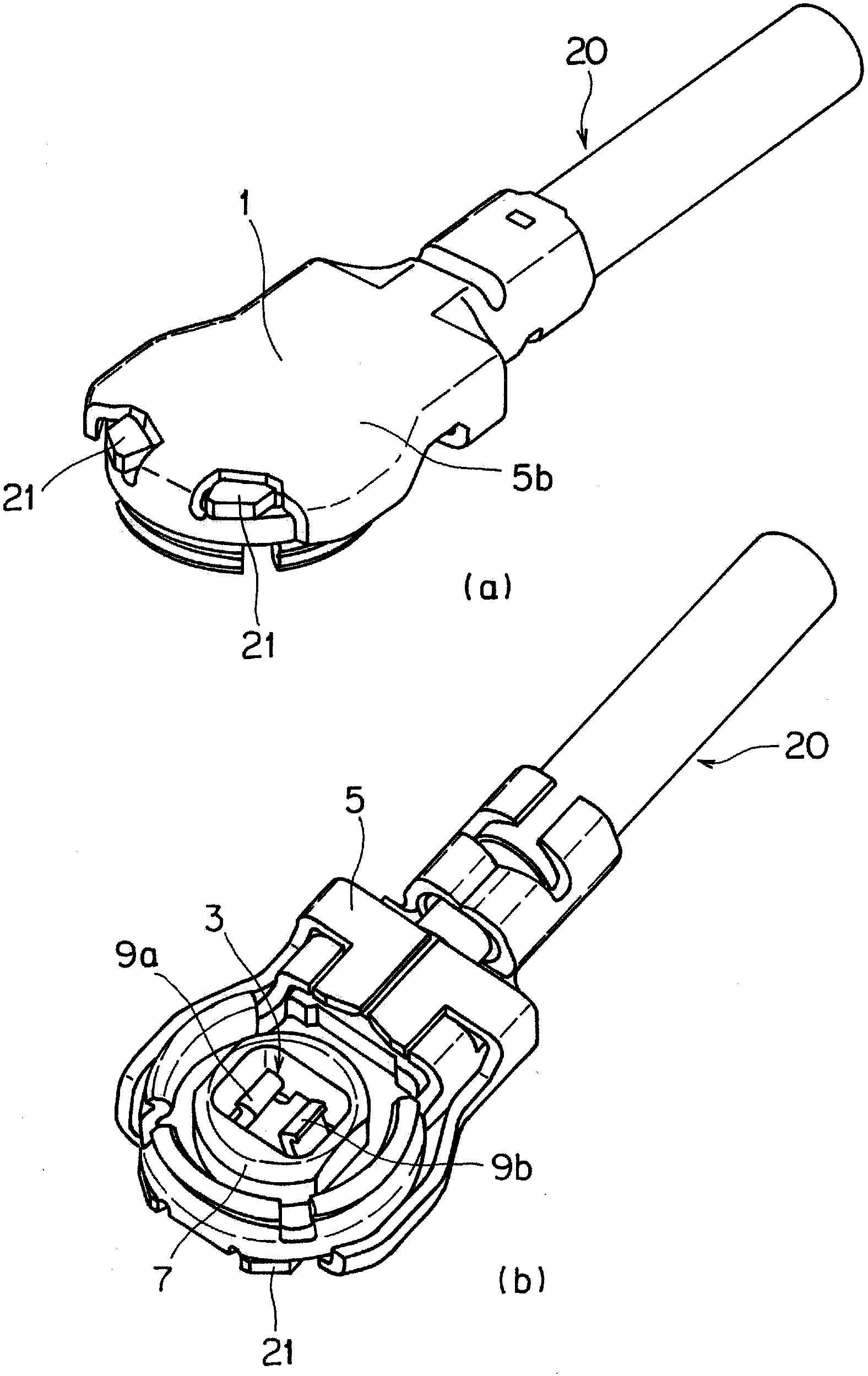 Plug connector, receptacle connector, and coaxial connector configured from these connectors