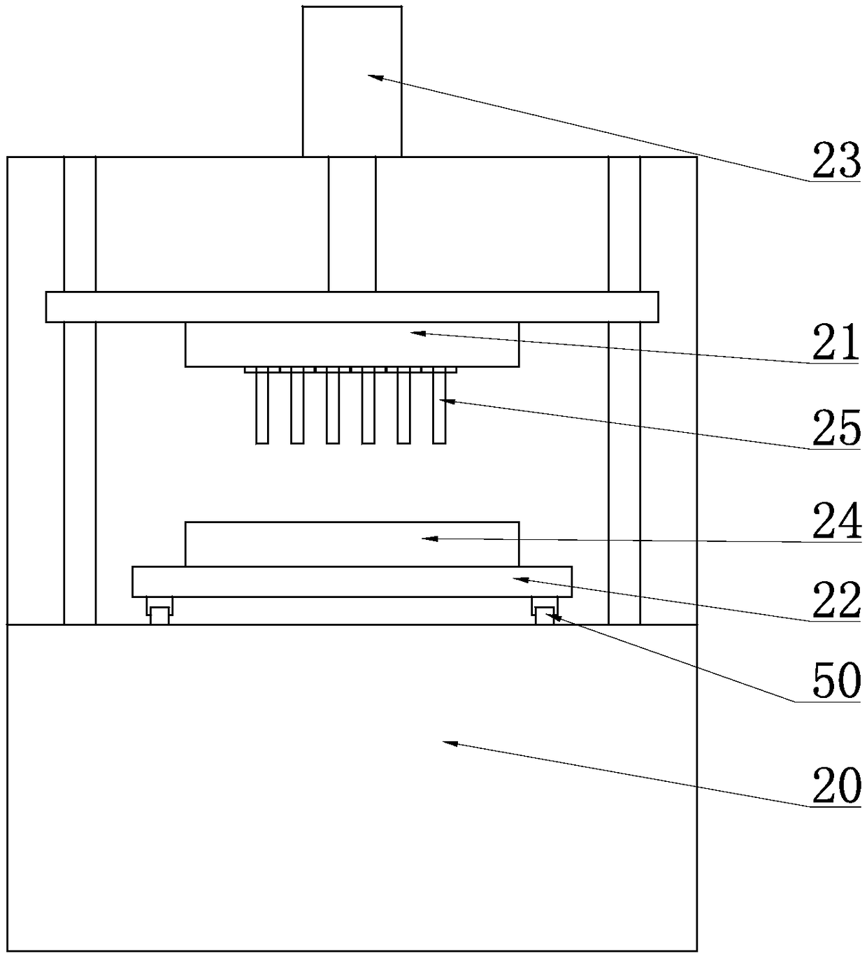 Door plank modular flexible assembly line and assembly method of assembly line