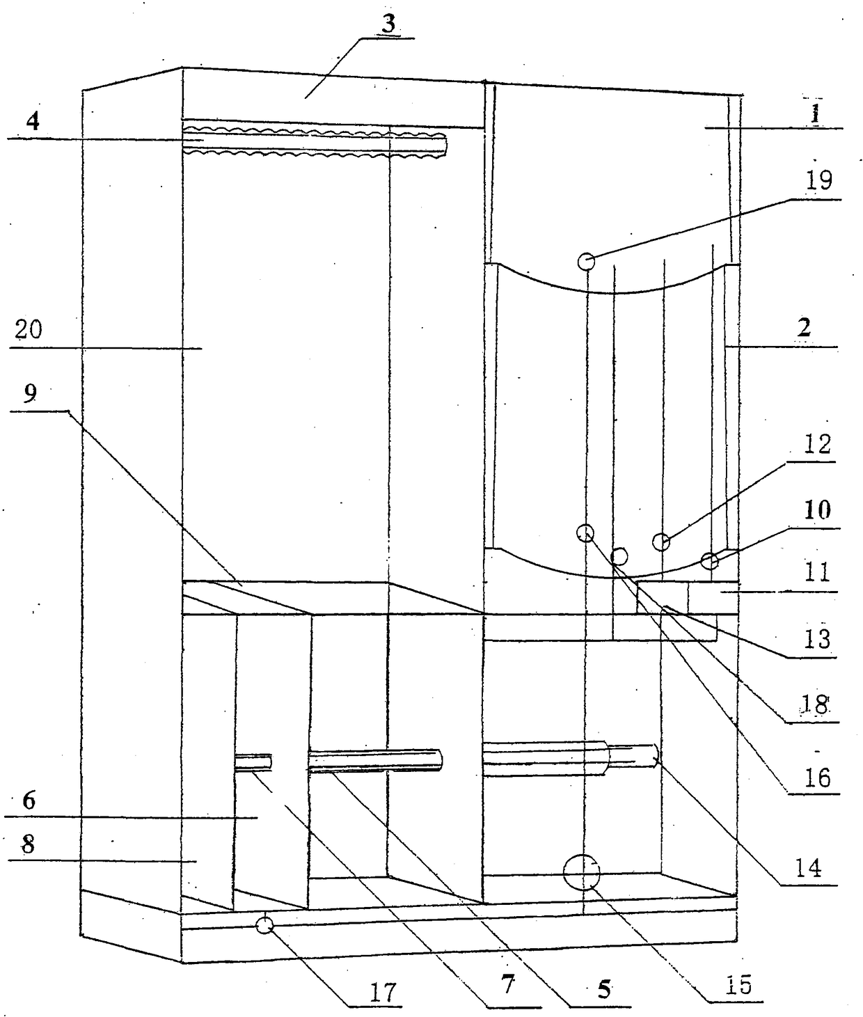 Multifunctional automatic intelligent laundry cabinet