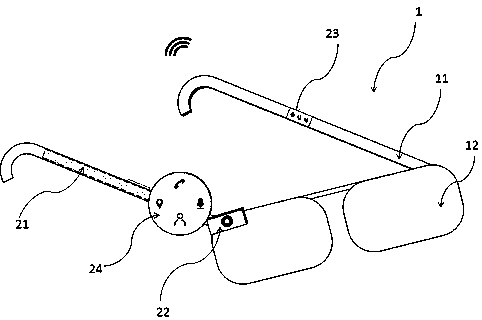 Intelligent auxiliary device and application method thereof