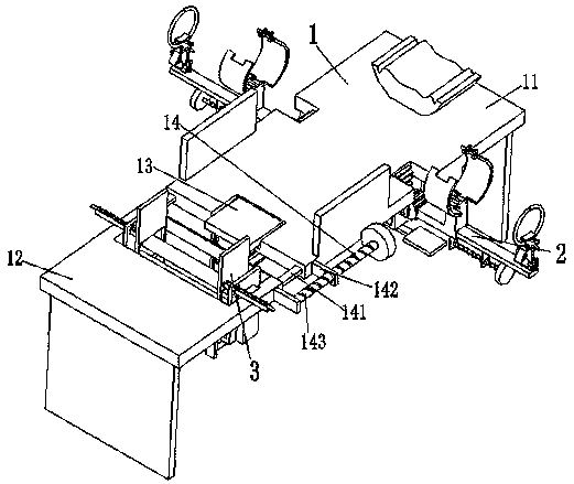 Horizontal type limb tissue numb rehabilitation circulating therapeutic instrument