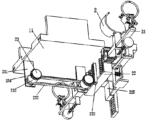 Horizontal type limb tissue numb rehabilitation circulating therapeutic instrument