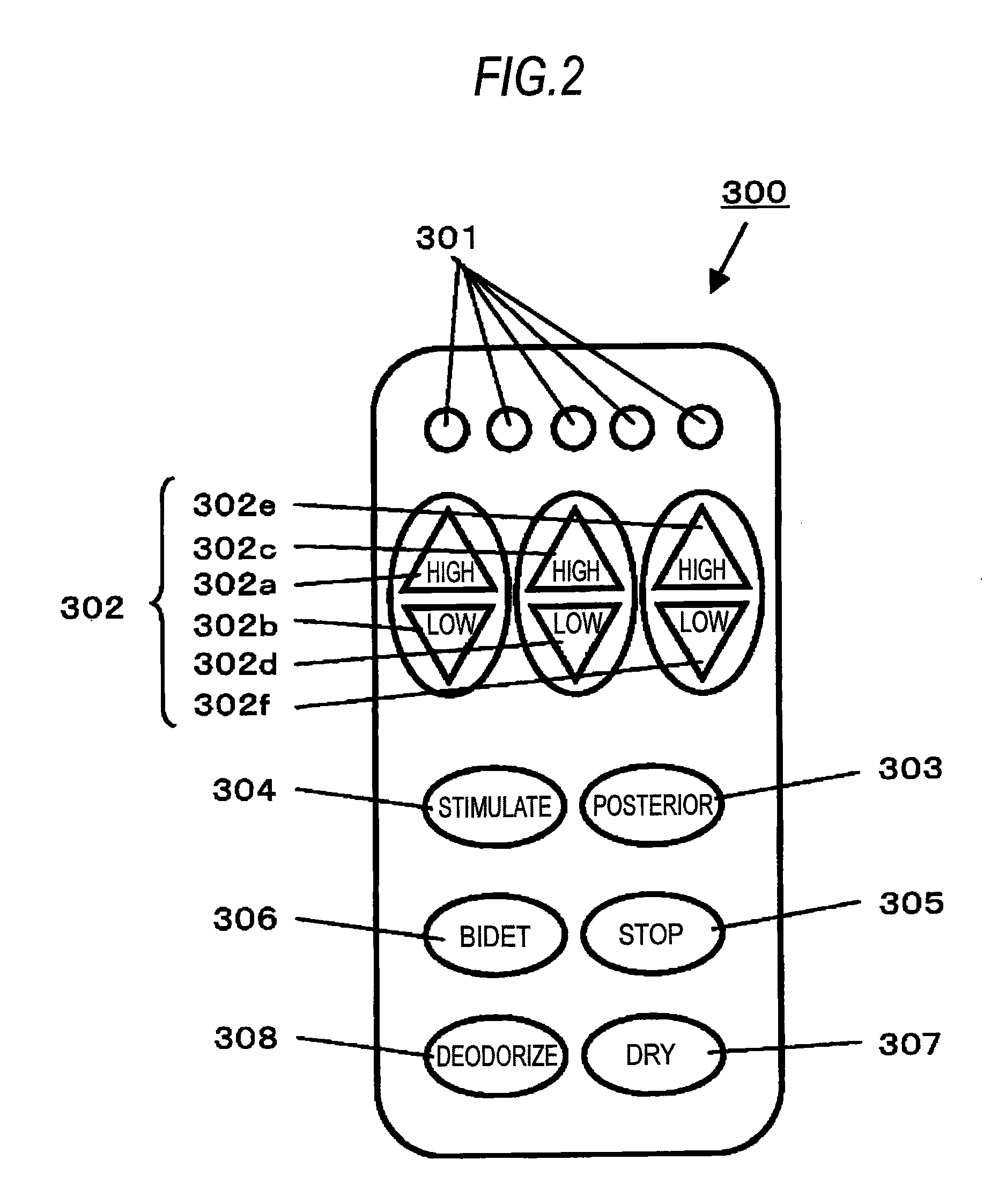 Drying device and sanitary washing apparatus equipped with the same