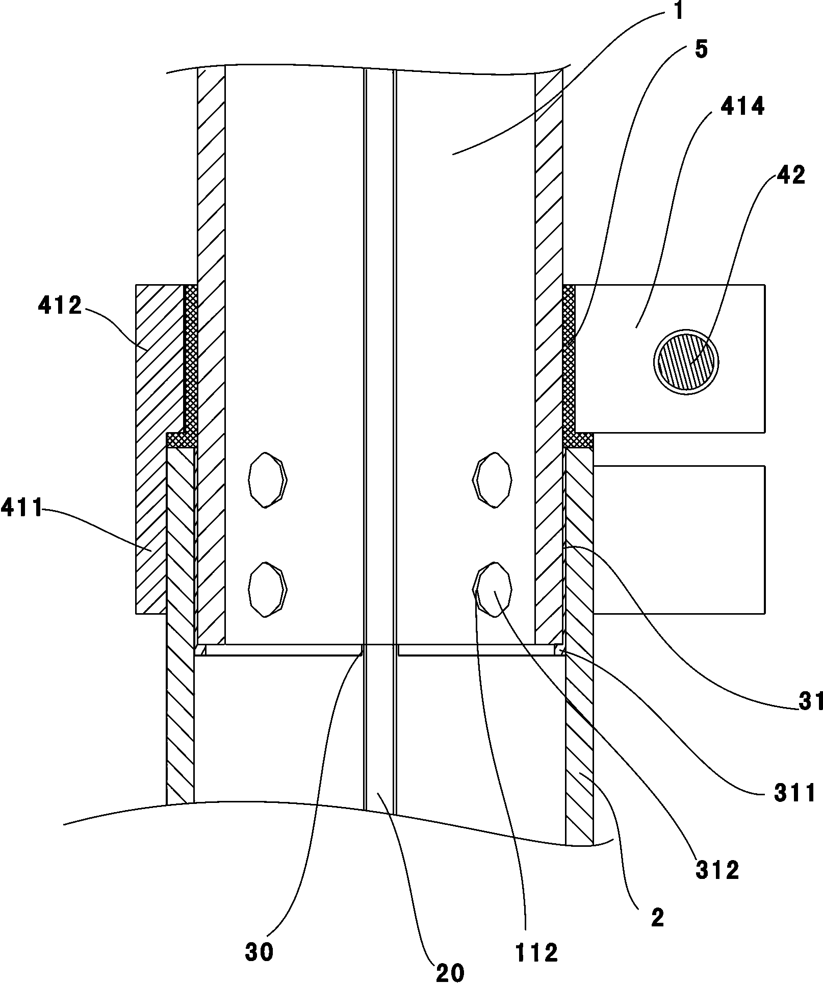 Lifting rod and illuminating lamp