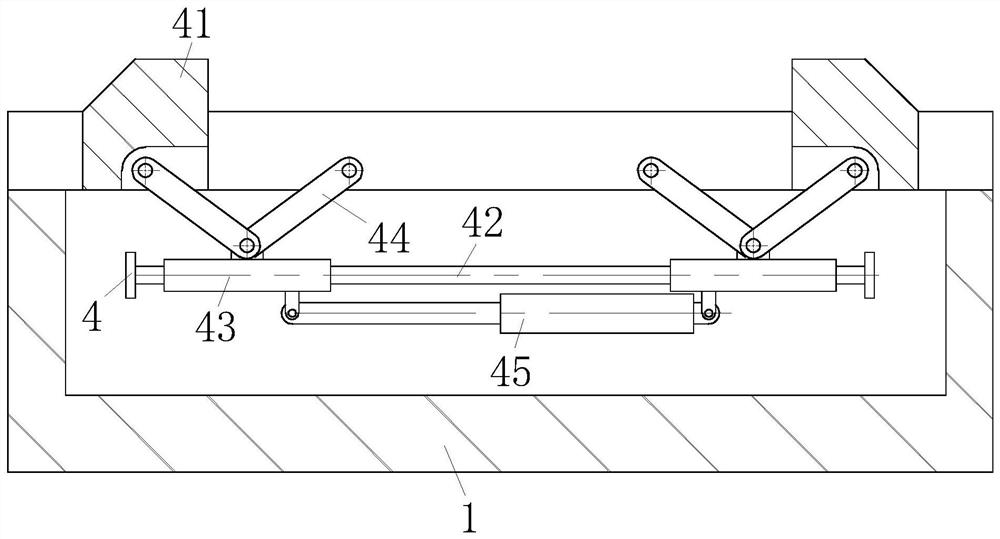 Efficient cutting type side cross beam cutting-off equipment for low-voltage switch cabinet