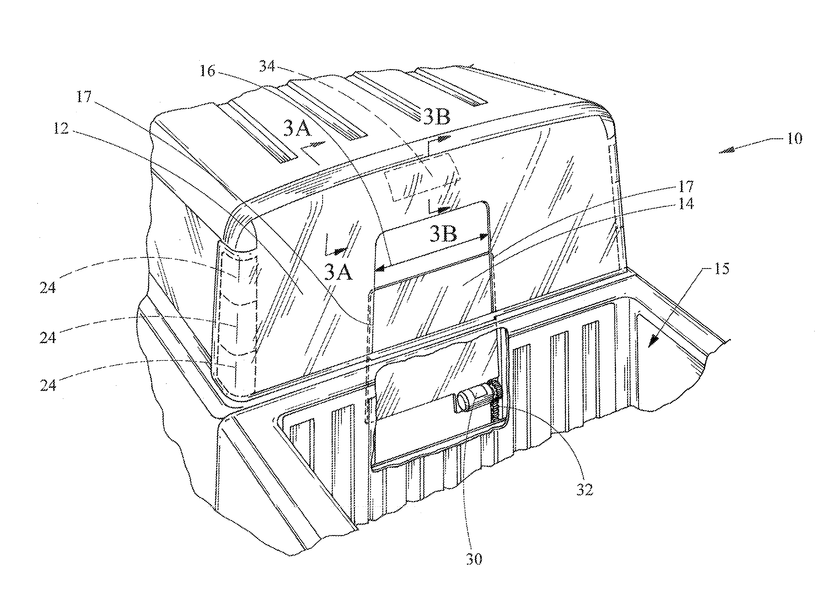 Integrated polycarbonate window assembly