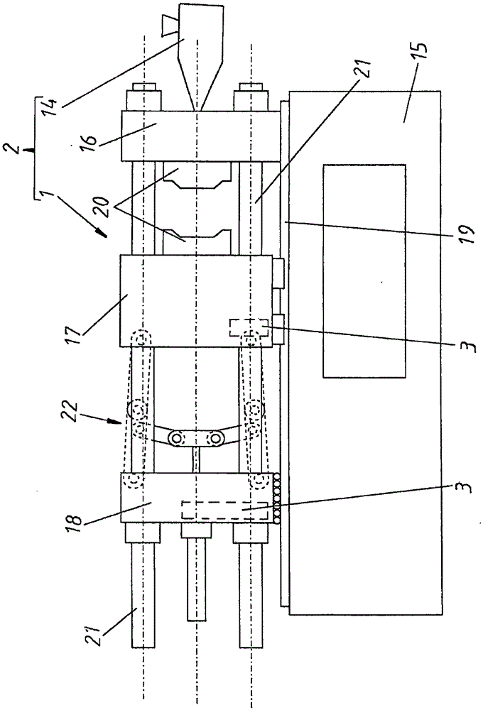 Clamping unit for molding machine
