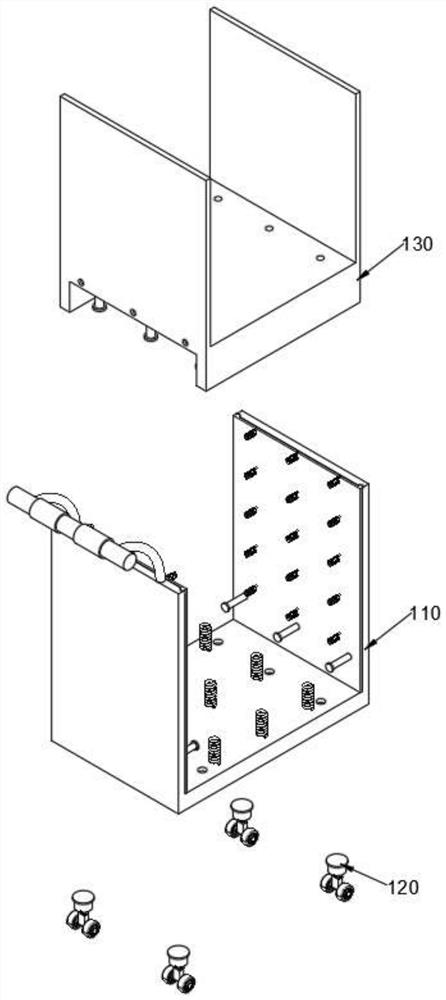 Layered insertion-type circuit board transportation device