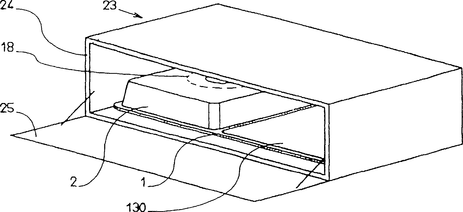 Method and device for instituional distribution of meals