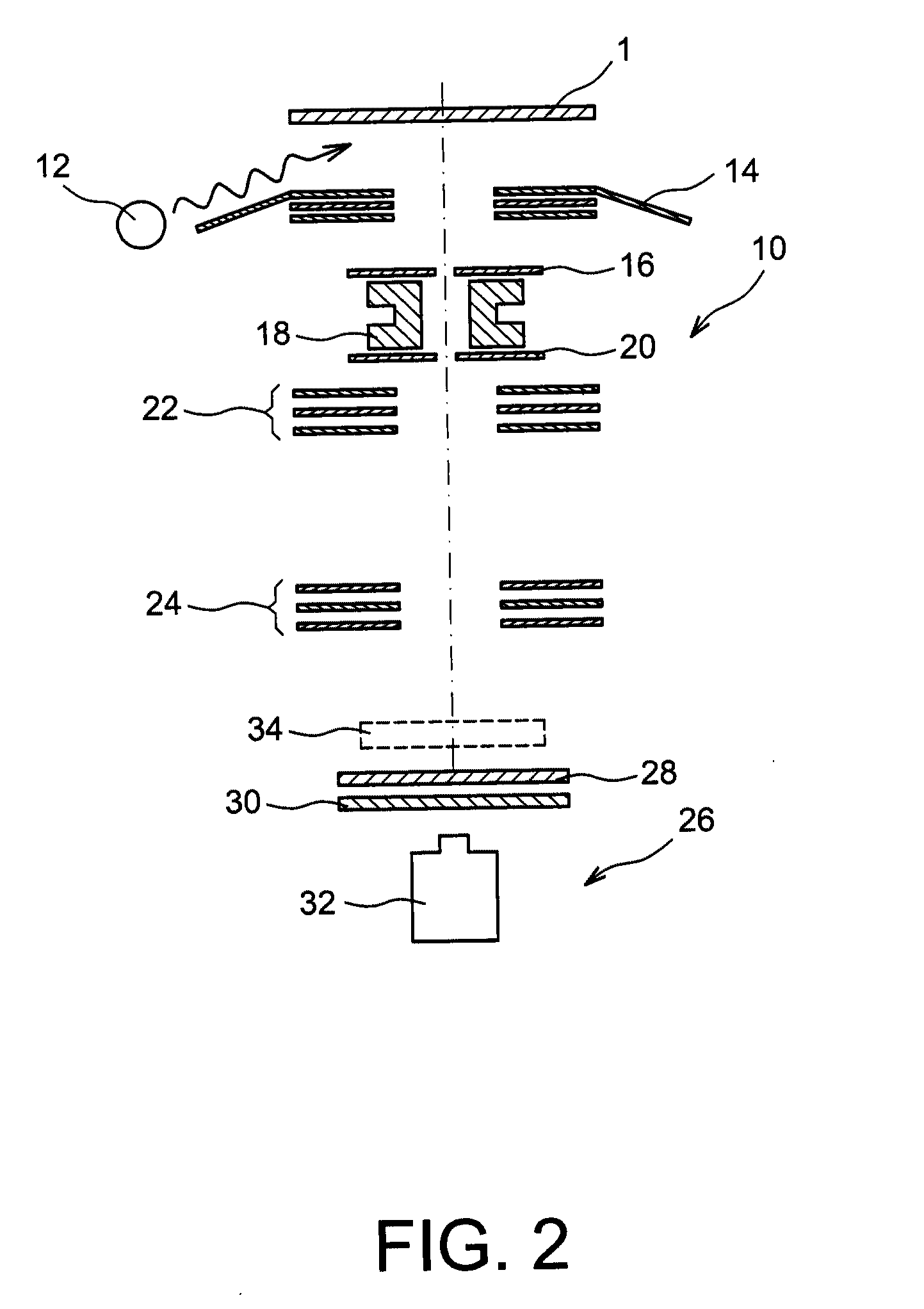 Method for correcting astigmatism in electron emission spectromicroscopy imaging