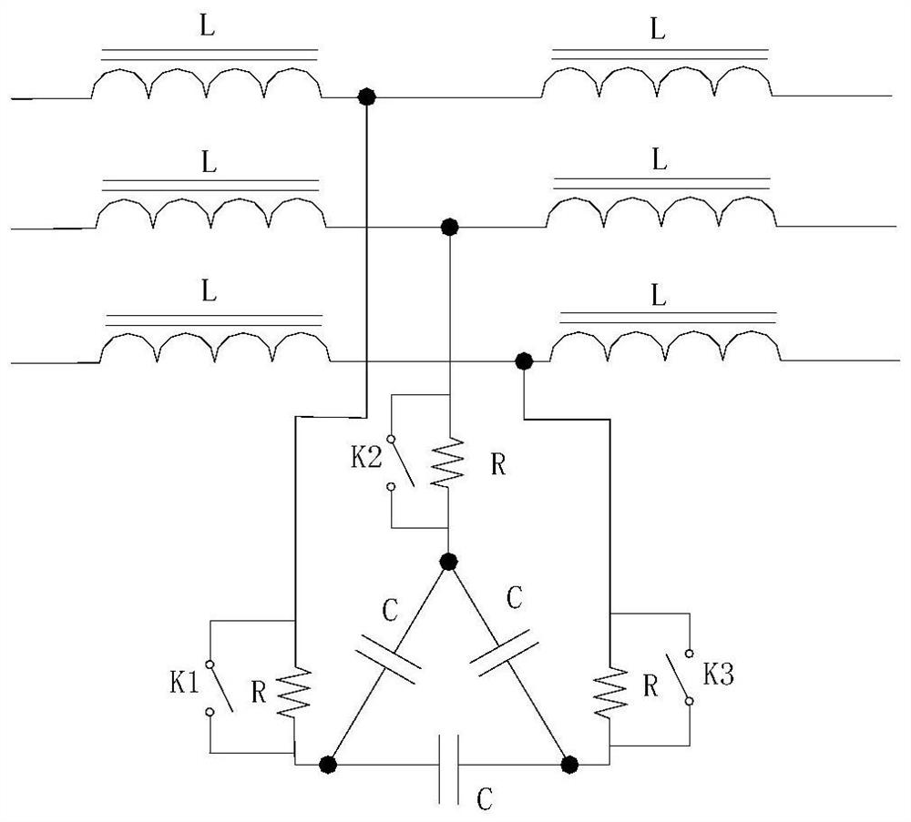 Filter capacitor charging circuit, monitoring system and monitoring processing method