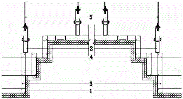 Pure light steel keel ceiling