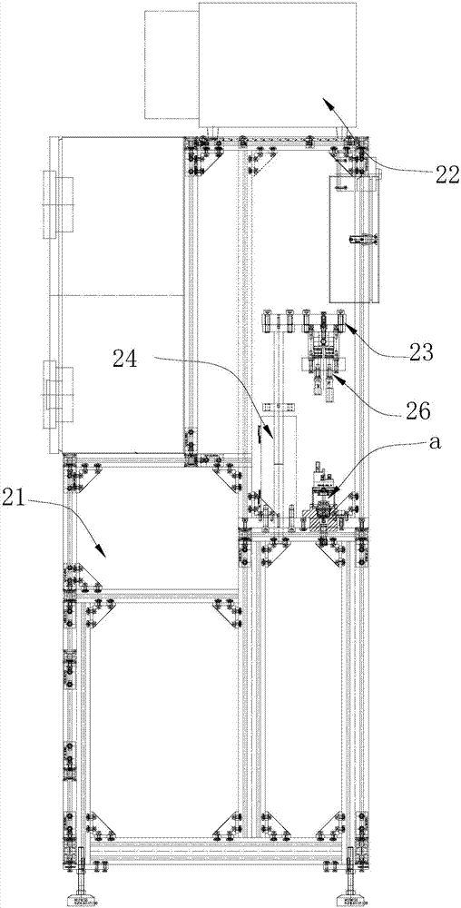 Detection assembly line for electromagnetic switch of start motor