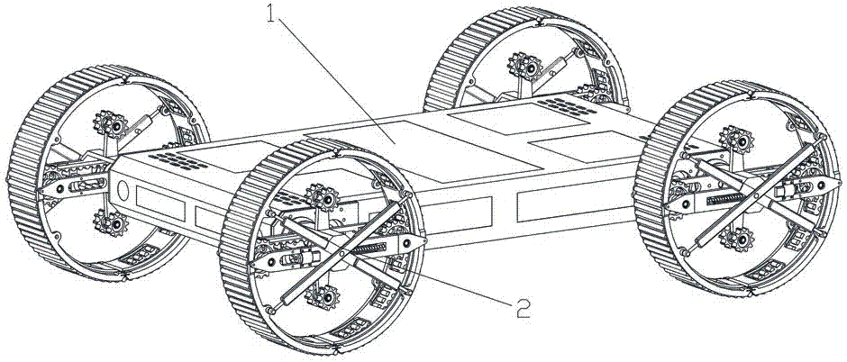 A Modified Wheel-Tread-Leg Composite Robot