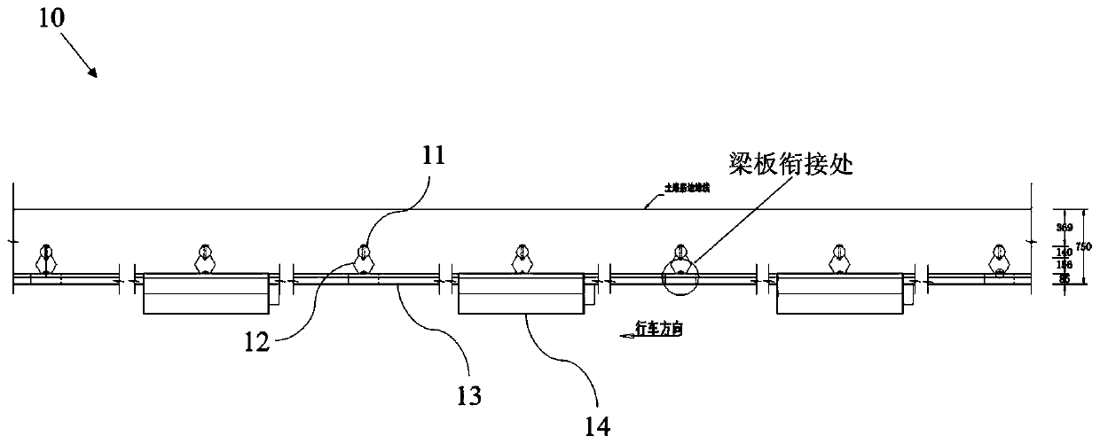 Expressway energy dissipation reducer, device and system