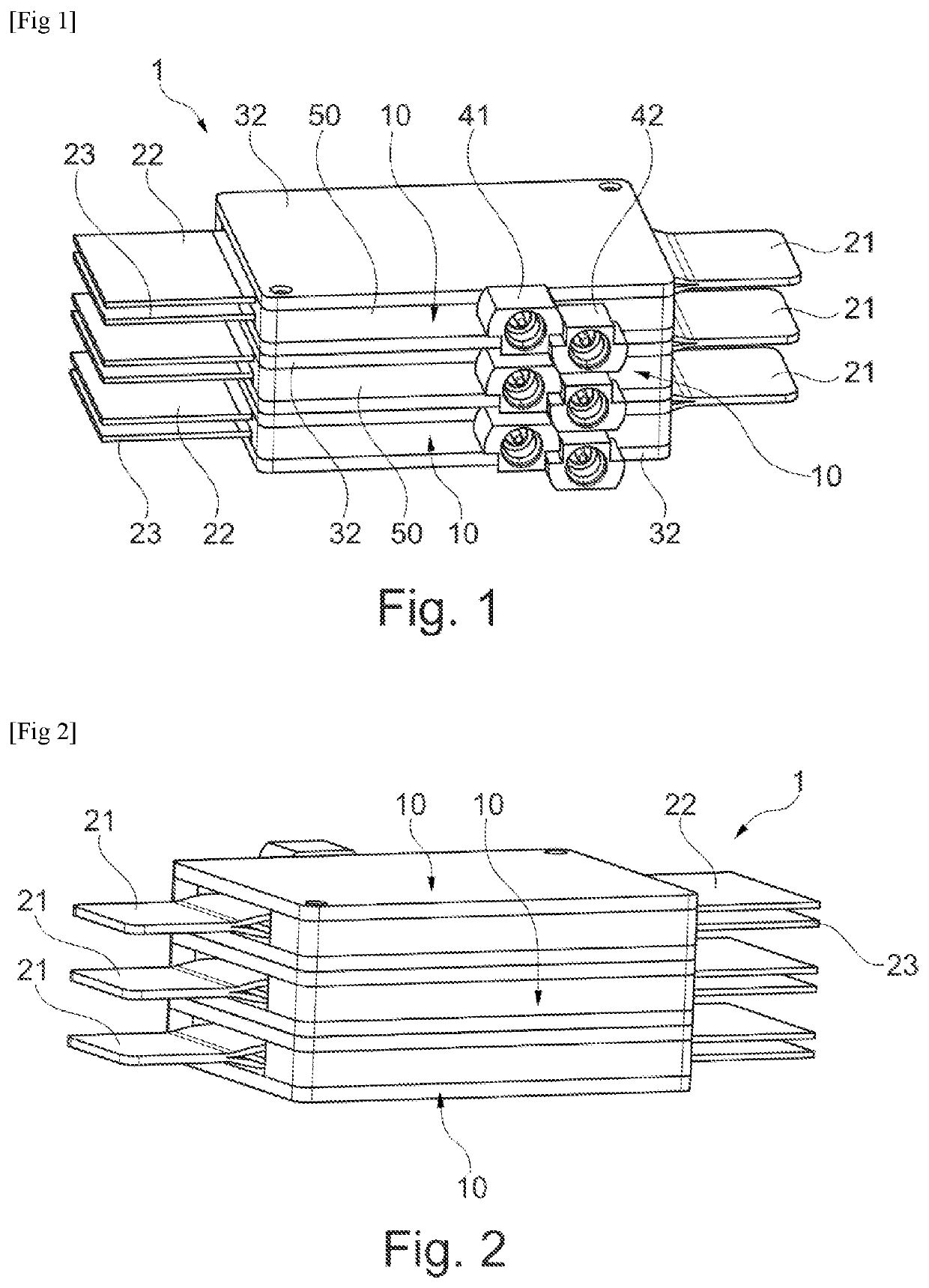 Assembly of semiconductor power modules