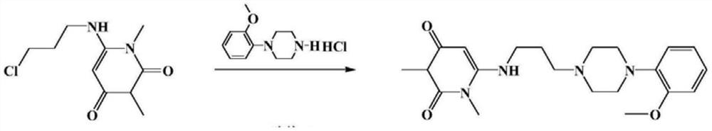 A kind of preparation method of urapidil hydrochloride