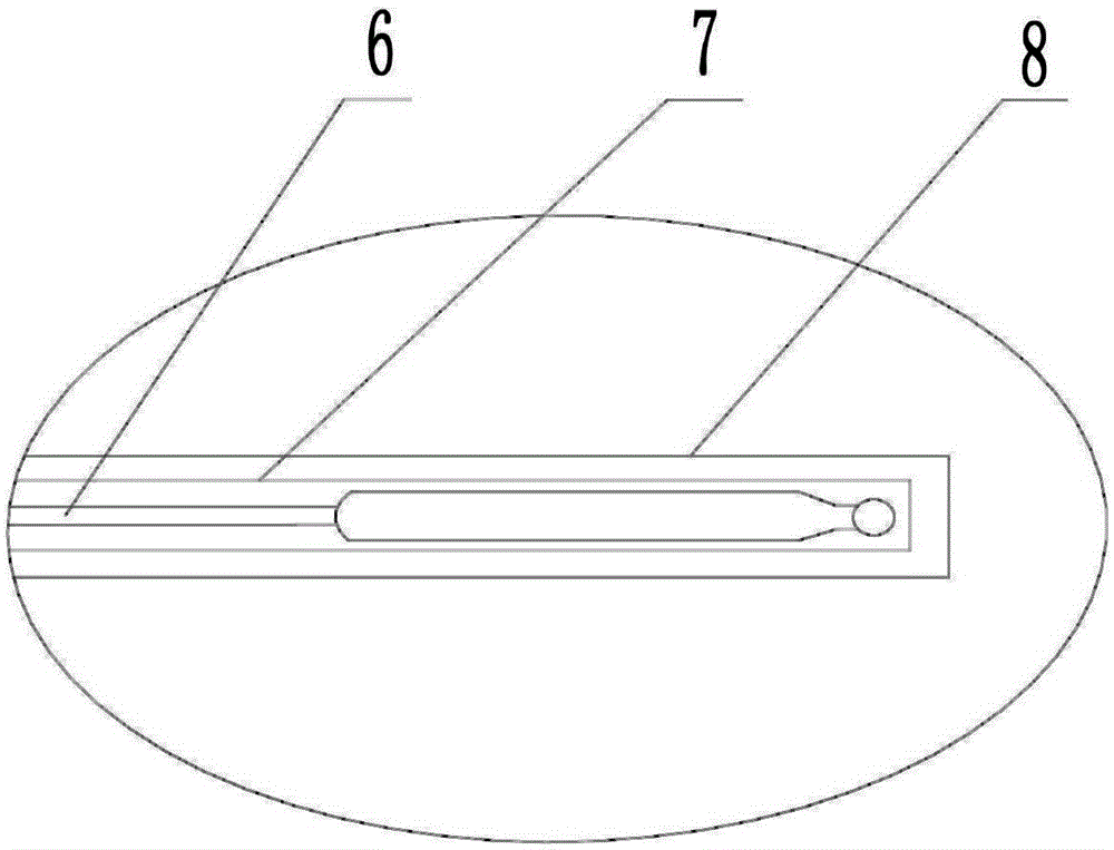 A calibrating device for a thermal neutron fluence rate in silicon single crystal irradiation channel in a nuclear reactor