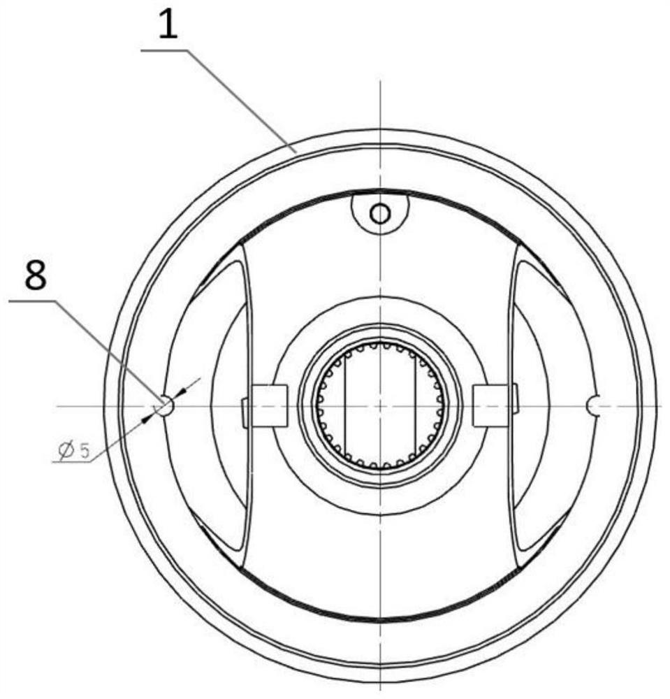 Installation structure of differential and driven bevel gear