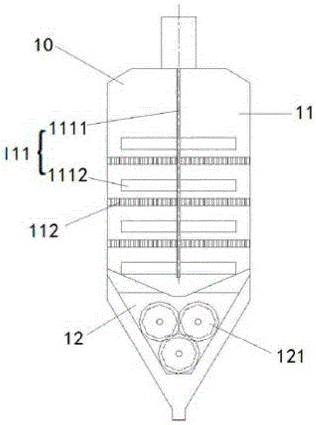 Slurry device and production equipment of nanometer metal oxide powder including the same