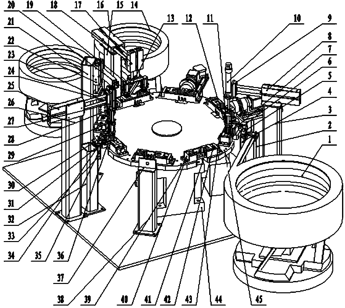 Irregular-shaped radiating fin automatic assembling device