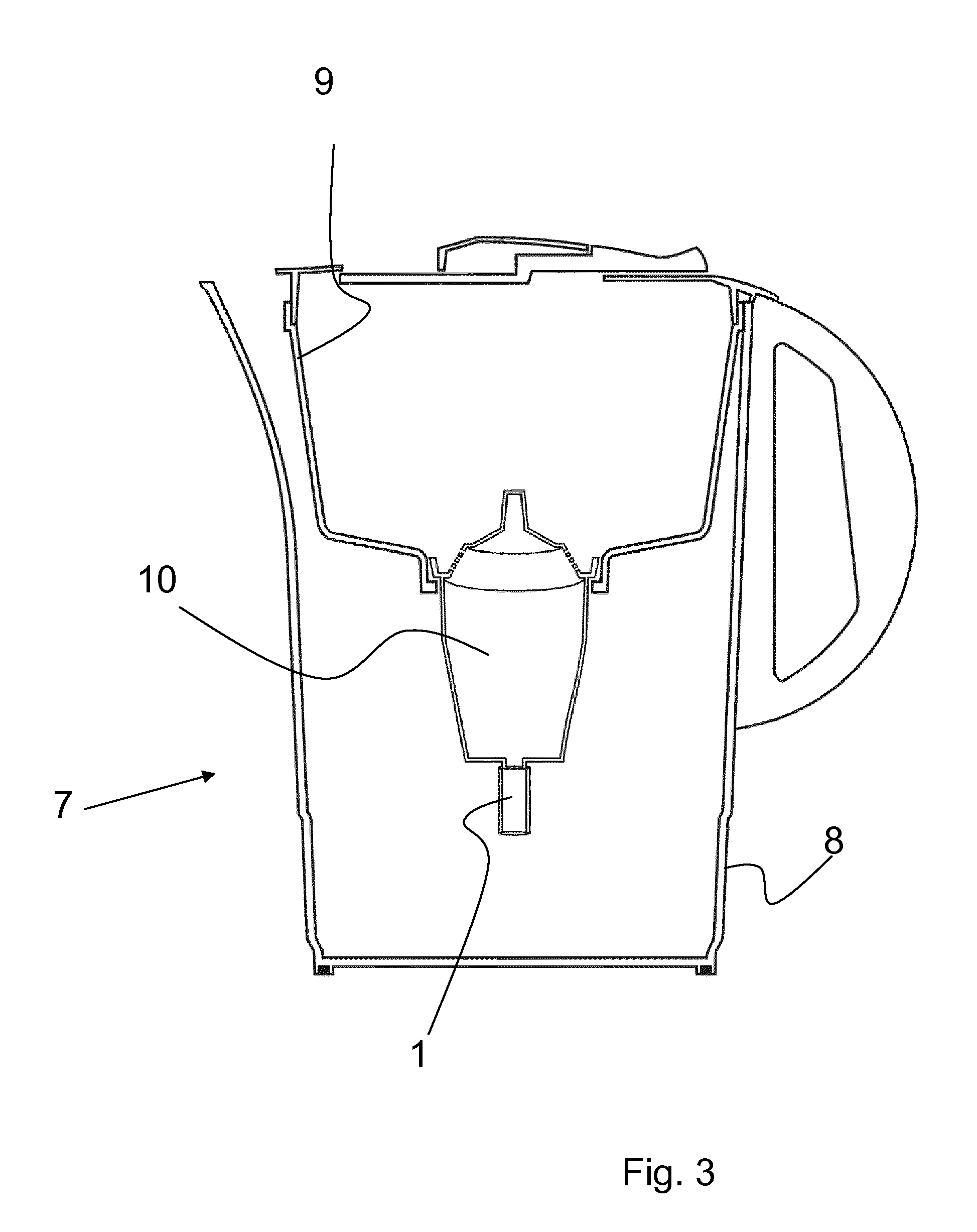 Filter and method of ultrafiltration