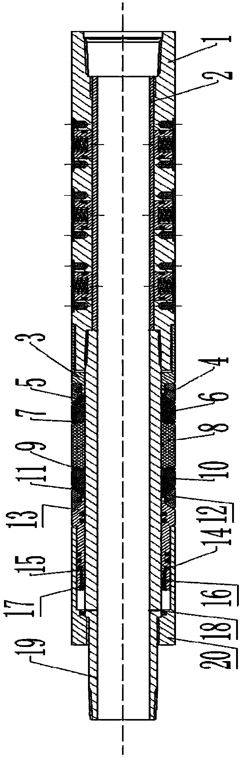 Anti-erosion high-temperature high-pressure packer