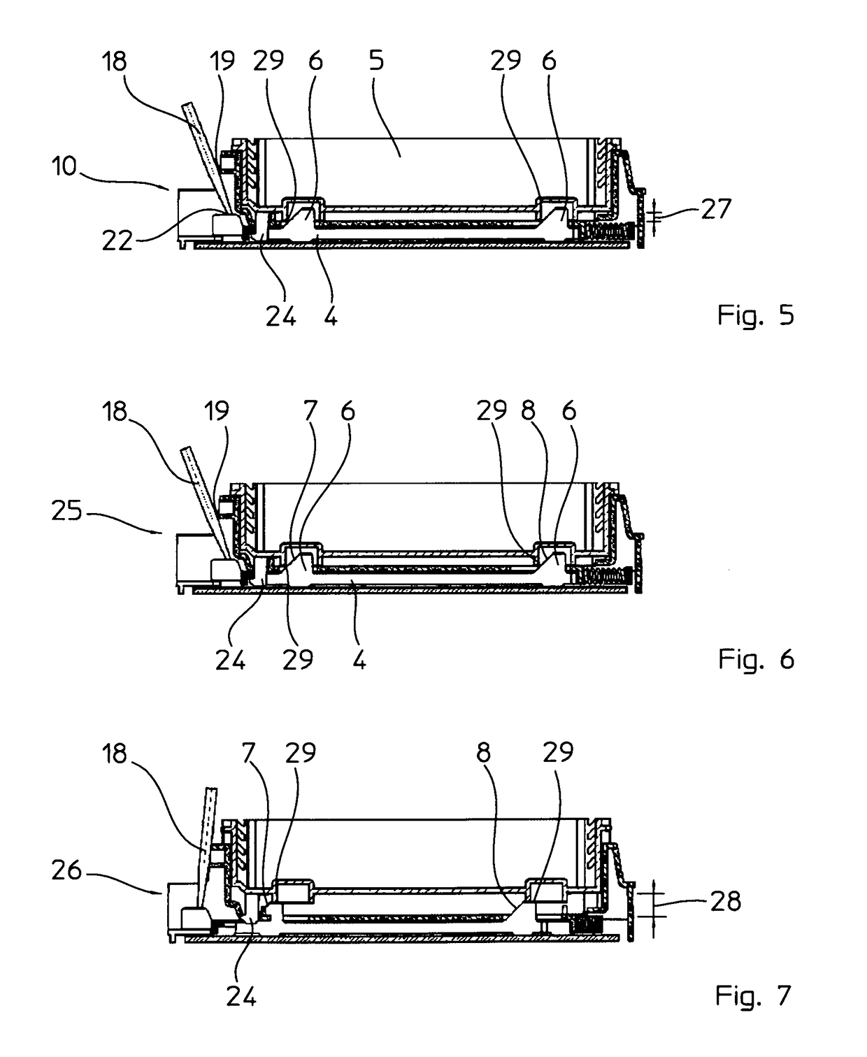 Locking mechanism for a housing to hold a plug-in module