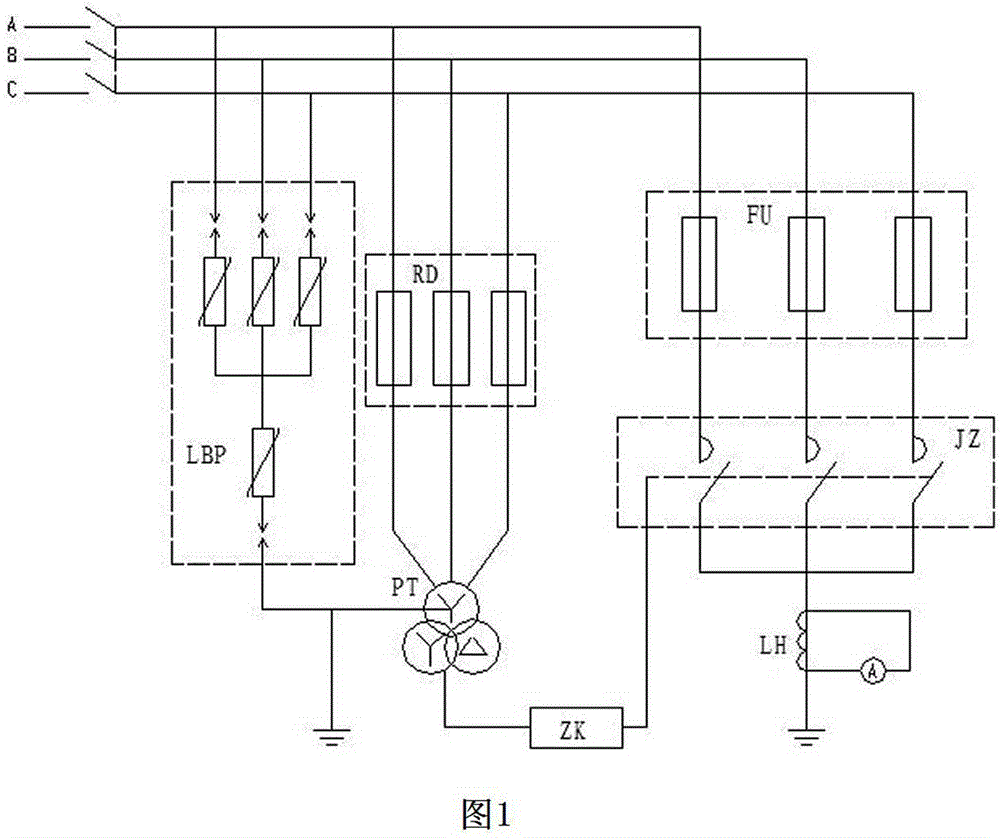 Microcomputer arc-extinguishing, harmonic-eliminating and overvoltage-protecting device