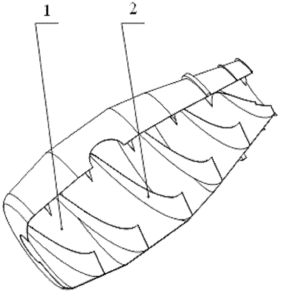 Concrete mixing truck and agitating barrel and vane structure of agitating barrel thereof