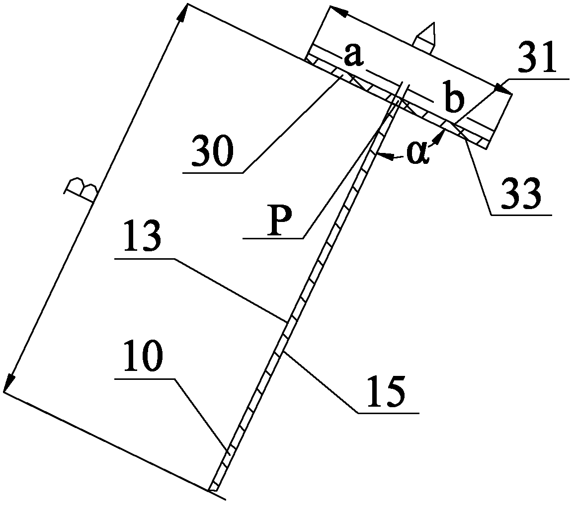 Concrete mixing truck and agitating barrel and vane structure of agitating barrel thereof