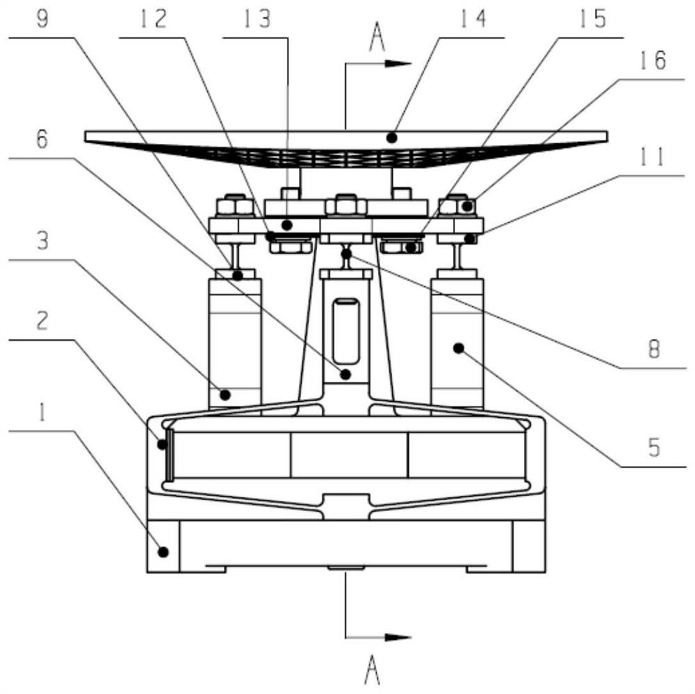 An optical path pointing precision adjustment device