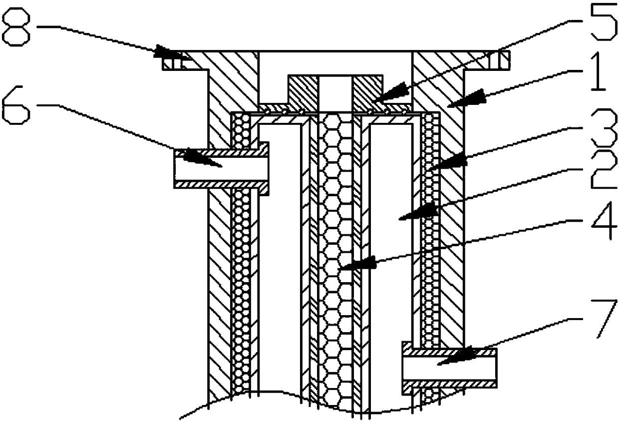 A collector type solar water heater